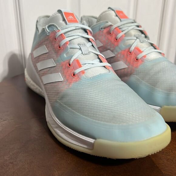 🔥🏐 ADIDAS CrazyFlight 'Sky Tint Coral' Shoes - EF2676 - Women Sz 11 Volleyball - Picture 6 of 13